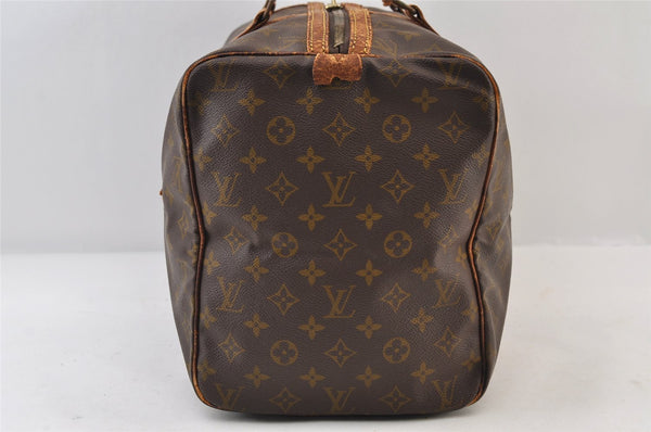 Authentic Louis Vuitton Monogram Sac Souple 45 Hand Boston Bag M41624 Junk 9694I