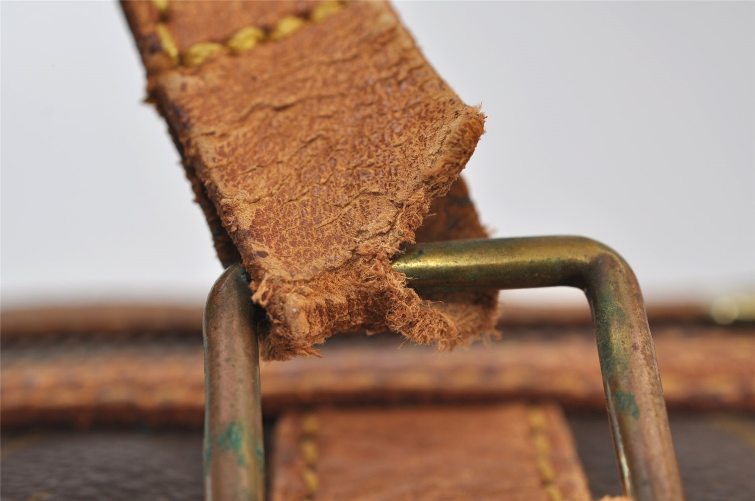 Authentic Louis Vuitton Monogram Sac Souple 45 Hand Boston Bag M41624 Junk 9694I