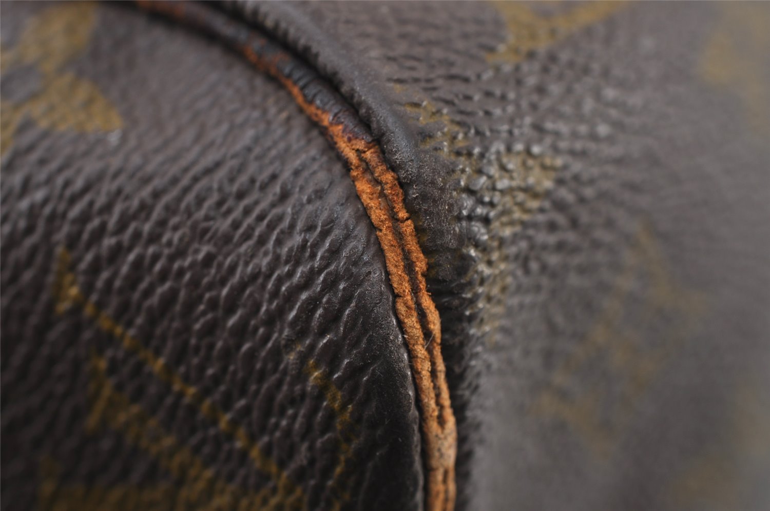 Authentic Louis Vuitton Monogram Sac Souple 45 Hand Boston Bag M41624 Junk 9694I