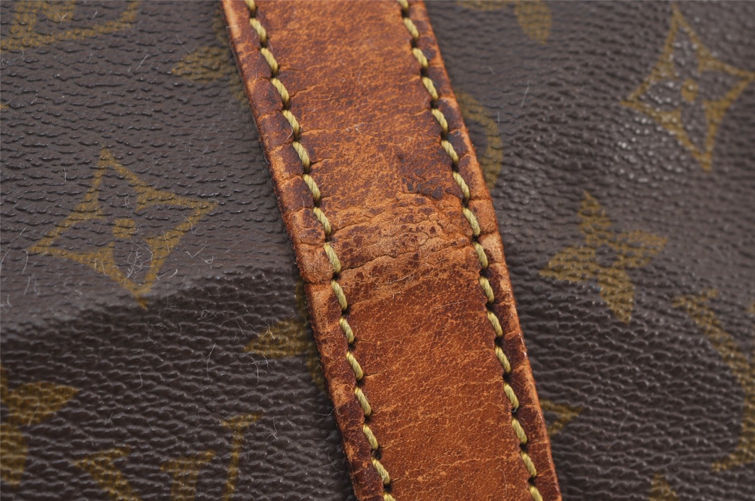 Authentic Louis Vuitton Monogram Sac Souple 45 Hand Boston Bag M41624 Junk 9694I