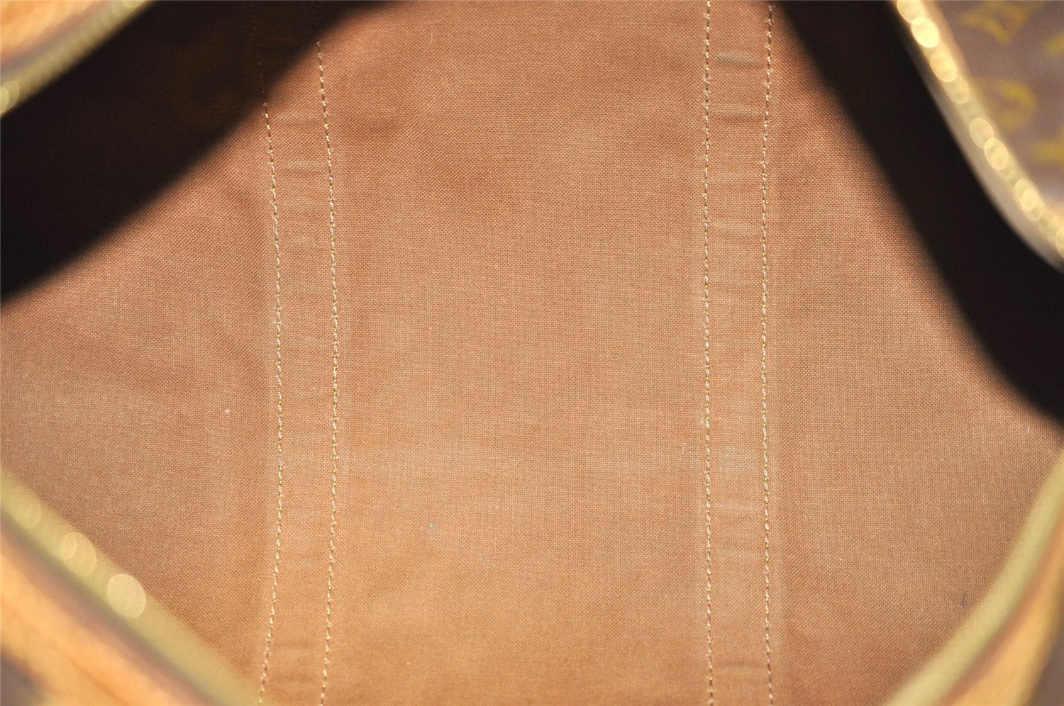 Authentic Louis Vuitton Monogram Sac Souple 45 Hand Boston Bag M41624 Junk 9694I