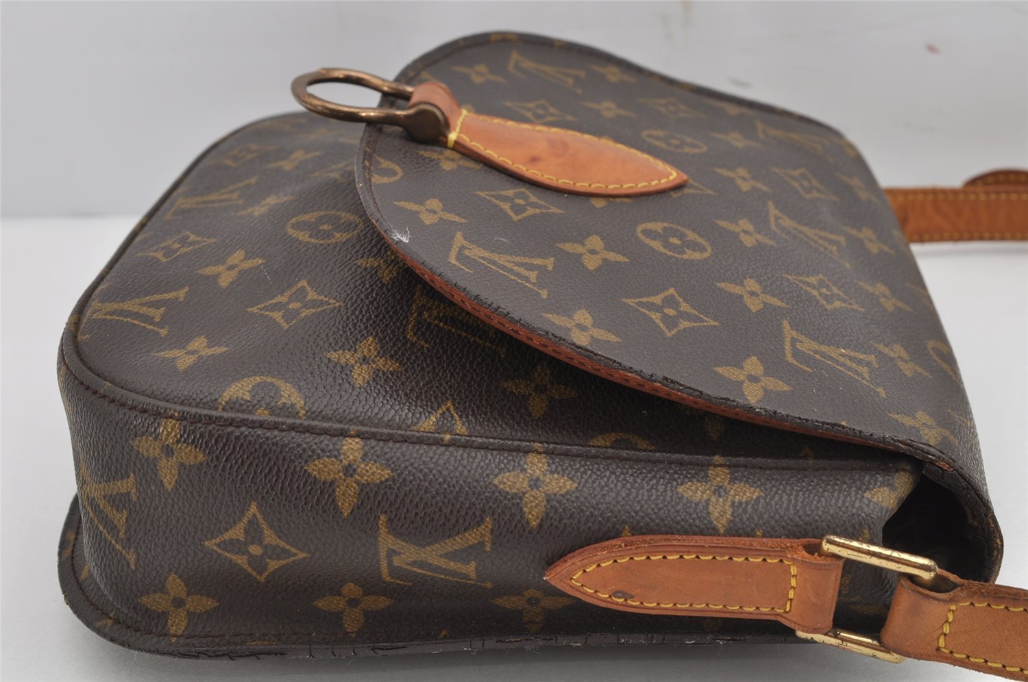 Authentic Louis Vuitton Monogram Saint Cloud GM M51242 Shoulder Cross Bag 9694J