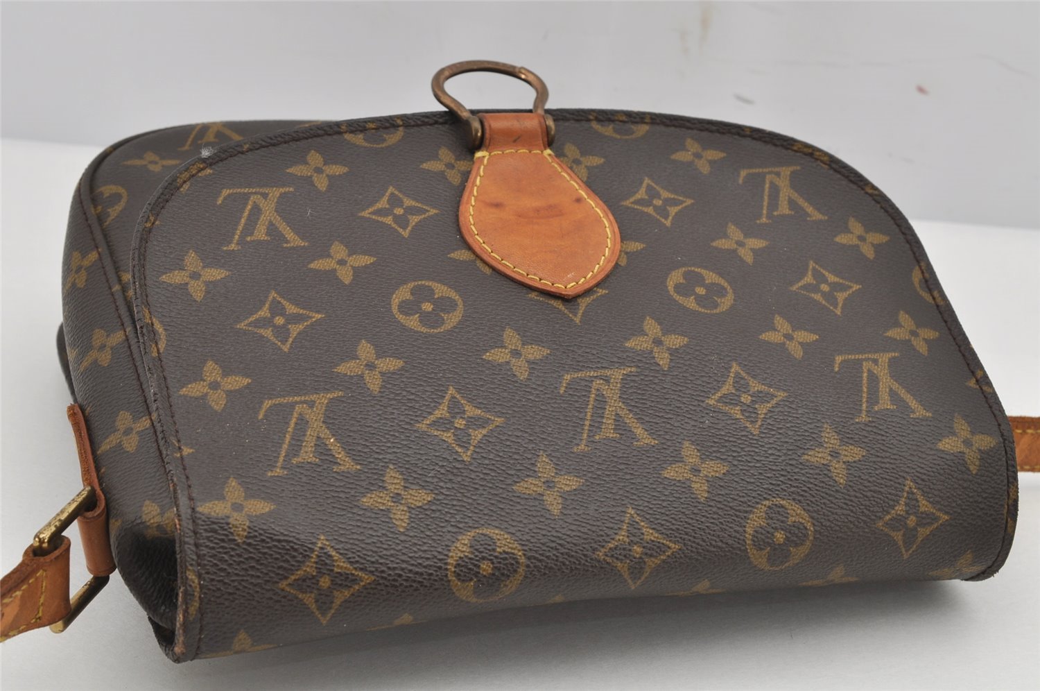 Authentic Louis Vuitton Monogram Saint Cloud GM M51242 Shoulder Cross Bag 9694J