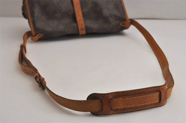Authentic Louis Vuitton Monogram Saumur 30 Shoulder Cross Bag M42256 LV 9695J
