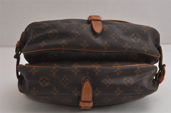 Authentic Louis Vuitton Monogram Saumur 30 Shoulder Cross Bag M42256 LV 9695J
