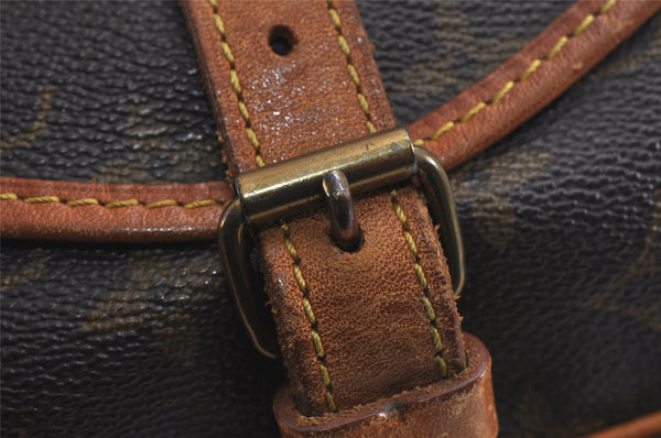 Authentic Louis Vuitton Monogram Saumur 30 Shoulder Cross Bag M42256 LV 9695J