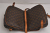 Authentic Louis Vuitton Monogram Saumur 30 Shoulder Cross Bag M42256 LV 9695J