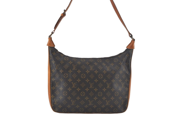 Authentic Louis Vuitton Monogram Boulogne 35 Shoulder Cross Bag Old Model 9698J