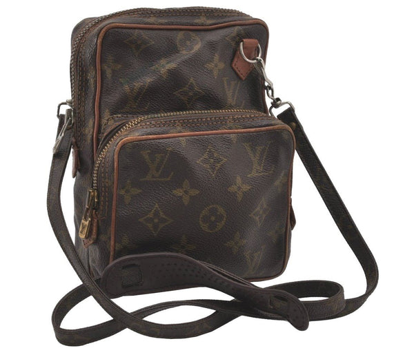 Authentic Louis Vuitton Monogram Amazone Shoulder Cross Body Bag Old Model 9699I