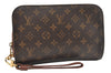Authentic Louis Vuitton Monogram Orsay Clutch Hand Bag Purse M51790 LV 9702I