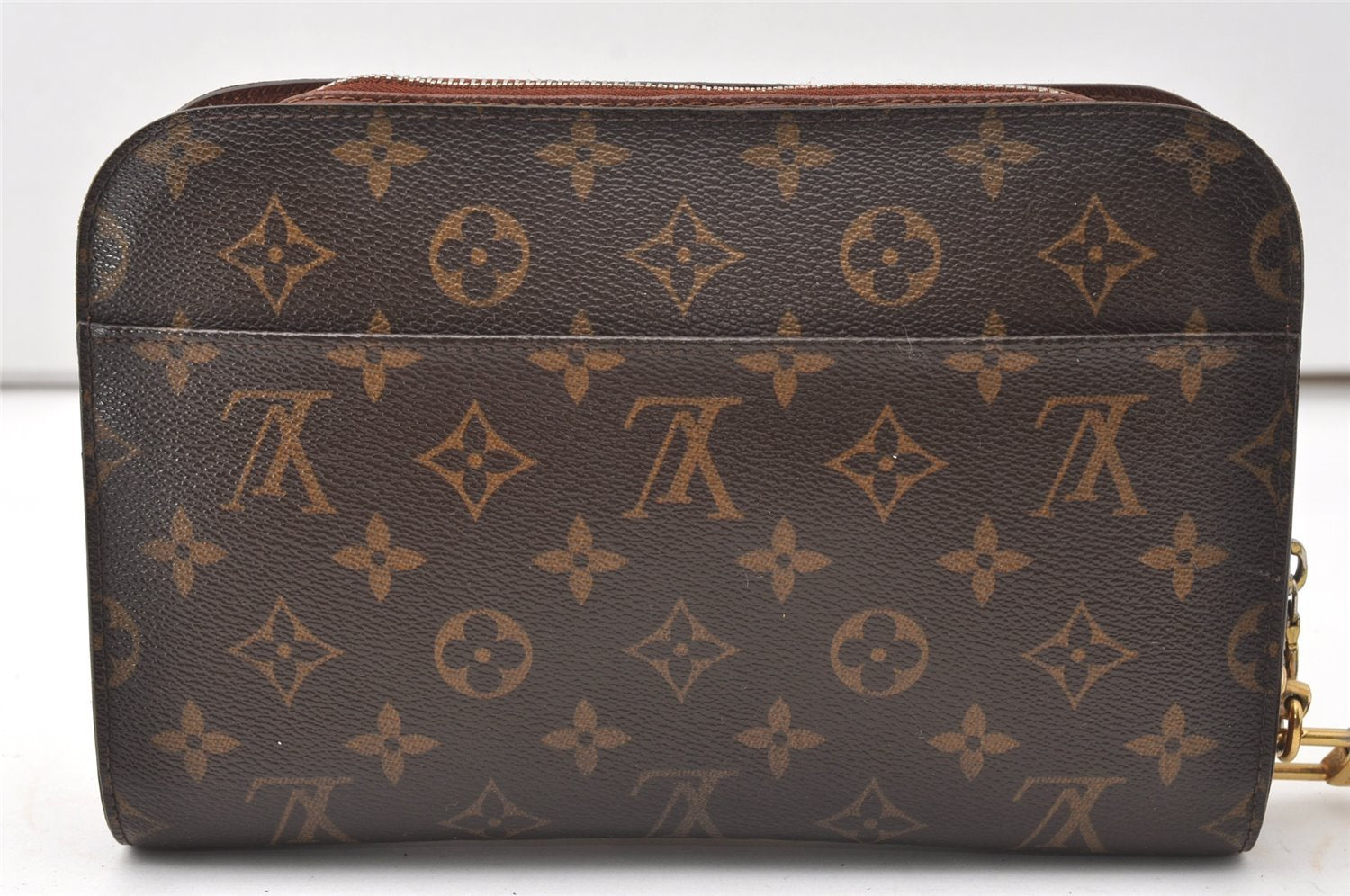 Authentic Louis Vuitton Monogram Orsay Clutch Hand Bag Purse M51790 LV 9702I