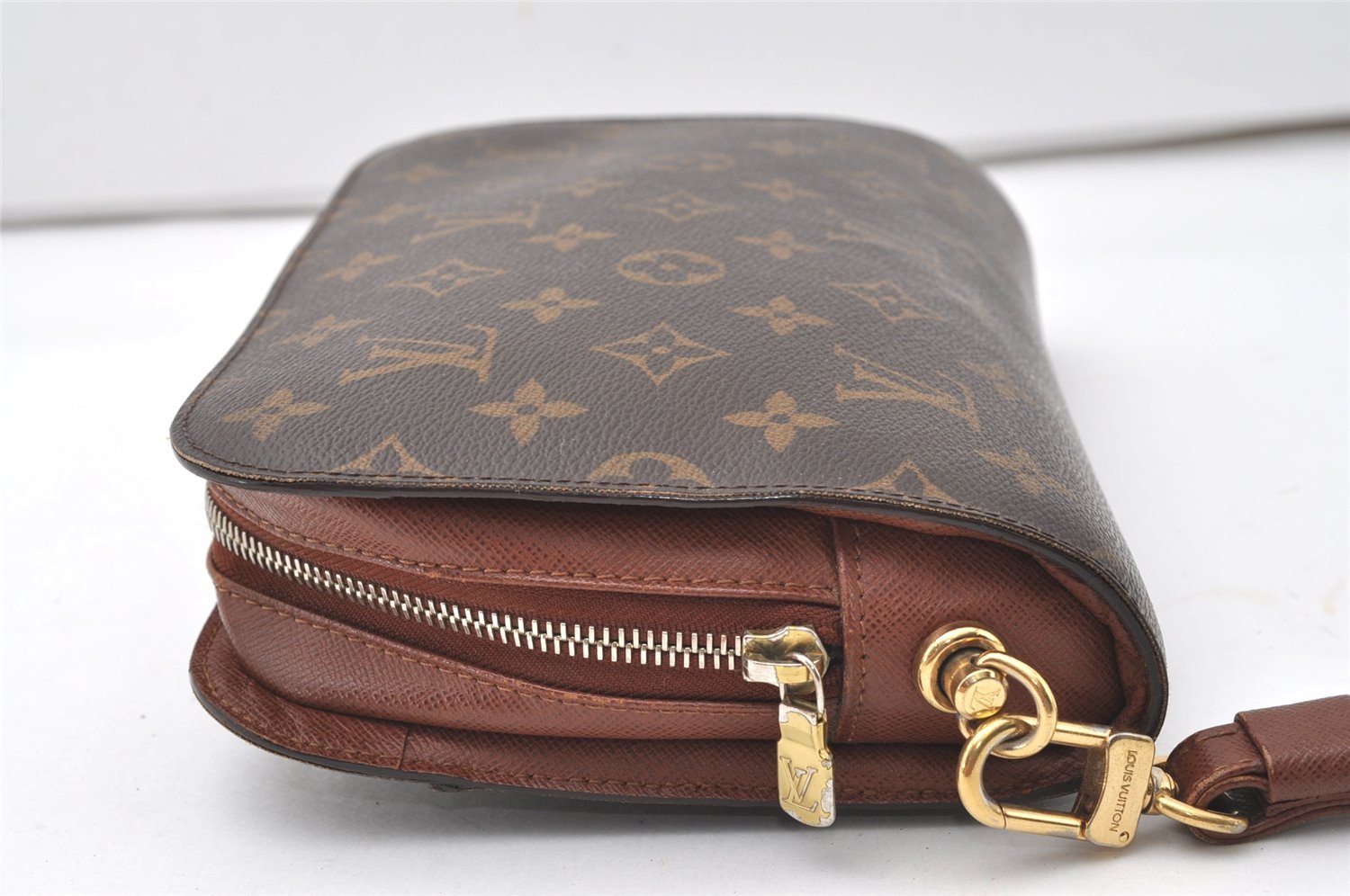 Authentic Louis Vuitton Monogram Orsay Clutch Hand Bag Purse M51790 LV 9702I