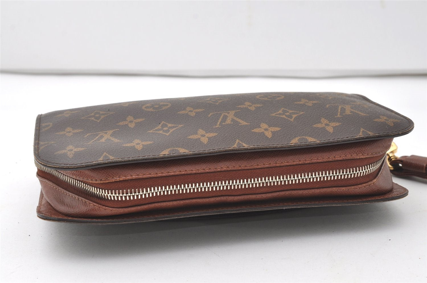 Authentic Louis Vuitton Monogram Orsay Clutch Hand Bag Purse M51790 LV 9702I