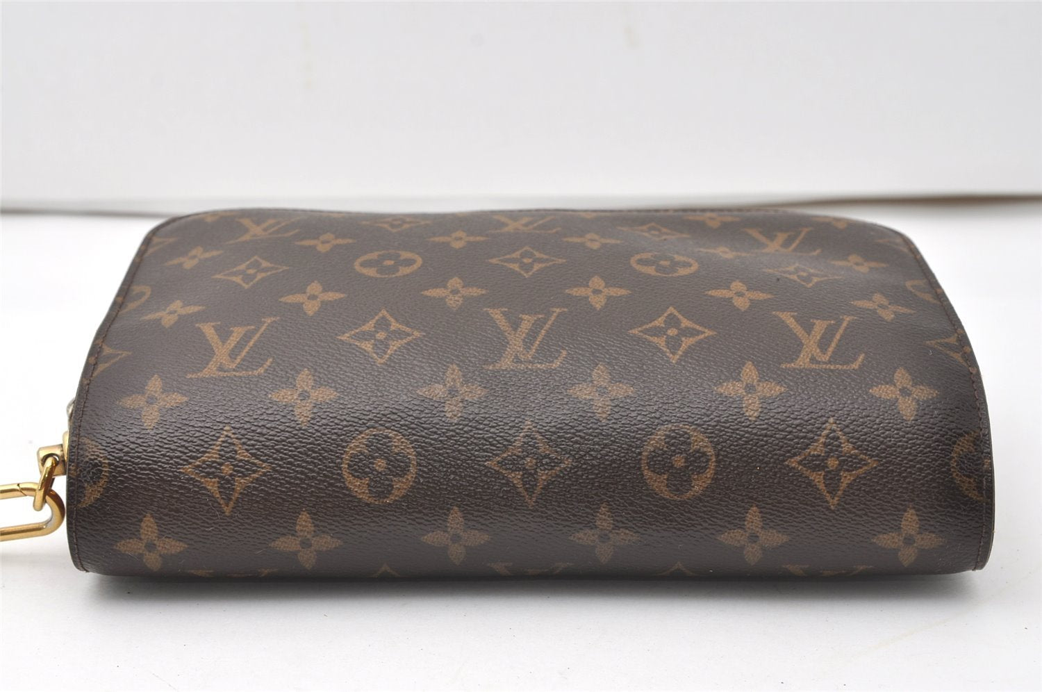 Authentic Louis Vuitton Monogram Orsay Clutch Hand Bag Purse M51790 LV 9702I