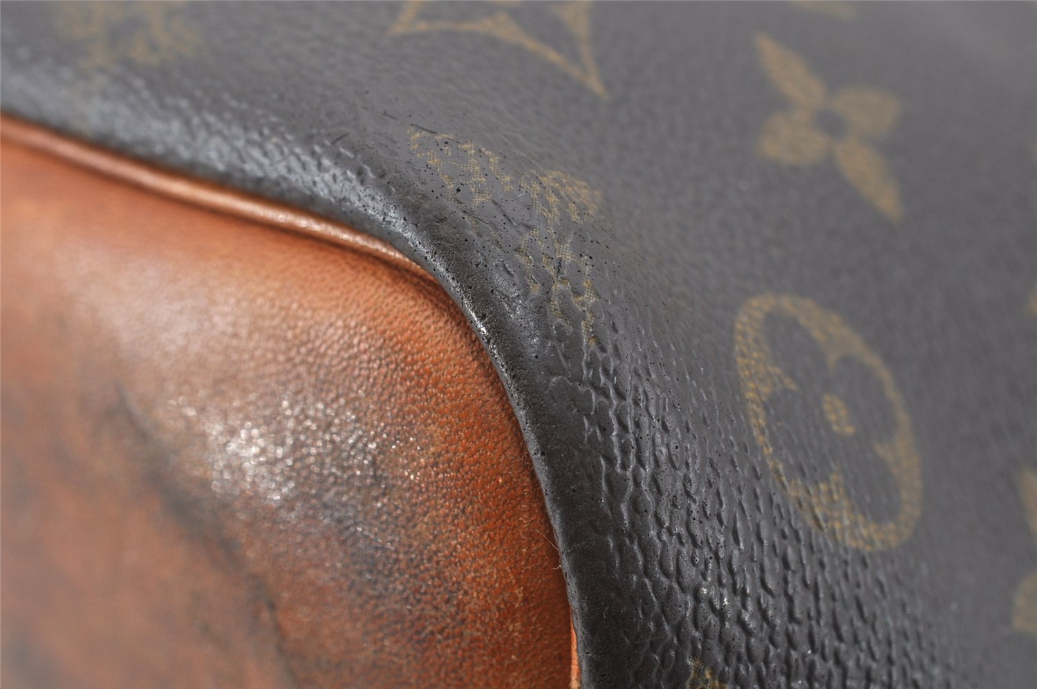 Authentic Louis Vuitton Monogram Petit Noe M42226 Shoulder Drawstring Bag 9703I