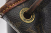 Authentic Louis Vuitton Monogram Petit Noe M42226 Shoulder Drawstring Bag 9703I