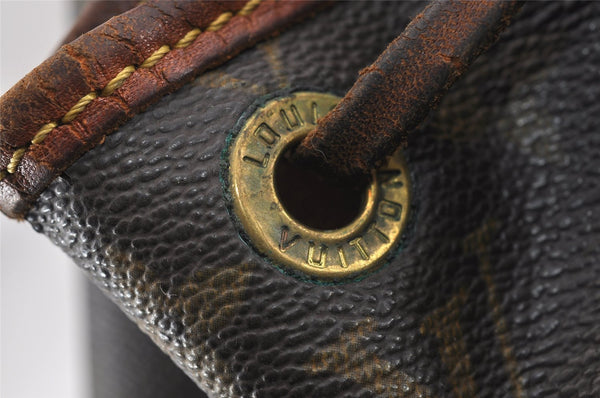 Authentic Louis Vuitton Monogram Petit Noe M42226 Shoulder Drawstring Bag 9703I