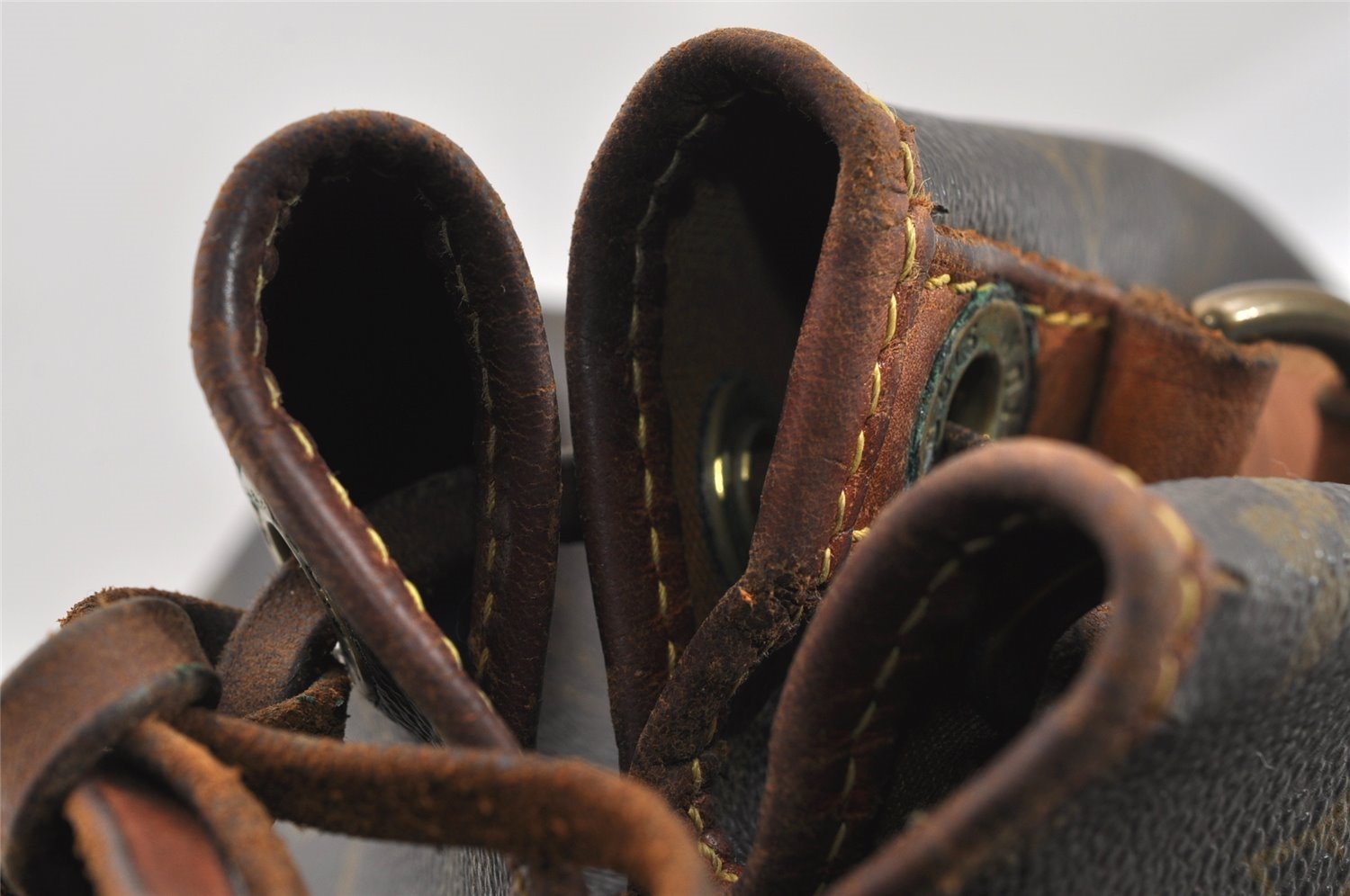 Authentic Louis Vuitton Monogram Petit Noe M42226 Shoulder Drawstring Bag 9703I