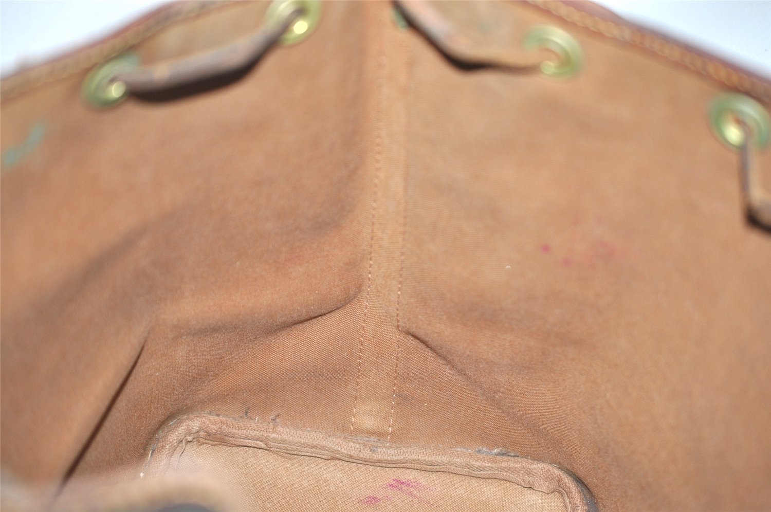 Authentic Louis Vuitton Monogram Petit Noe M42226 Shoulder Drawstring Bag 9703I