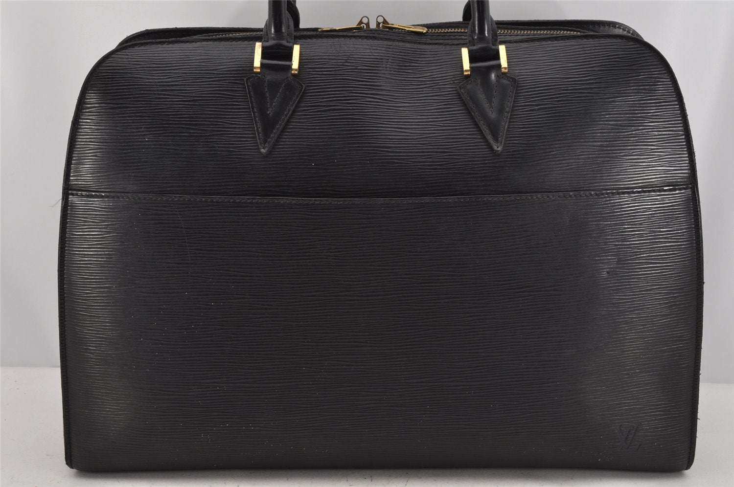 Authentic Louis Vuitton Epi Sorbonne Hand Business Bag Black M54512 LV 9704J