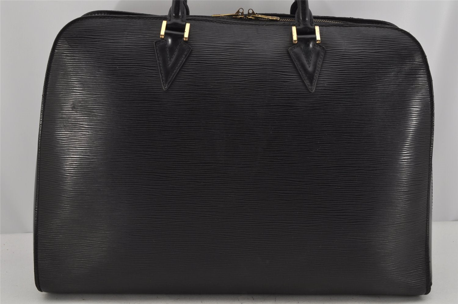 Authentic Louis Vuitton Epi Sorbonne Hand Business Bag Black M54512 LV 9704J