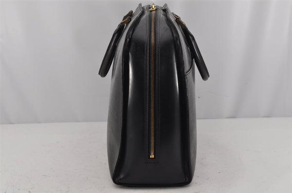 Authentic Louis Vuitton Epi Sorbonne Hand Business Bag Black M54512 LV 9704J