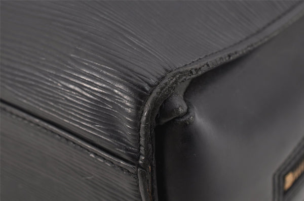 Authentic Louis Vuitton Epi Sorbonne Hand Business Bag Black M54512 LV 9704J