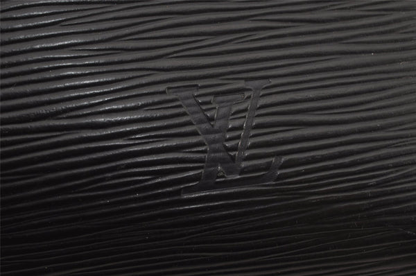 Authentic Louis Vuitton Epi Sorbonne Hand Business Bag Black M54512 LV 9704J