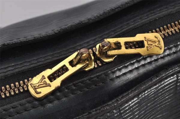 Authentic Louis Vuitton Epi Sorbonne Hand Business Bag Black M54512 LV 9704J