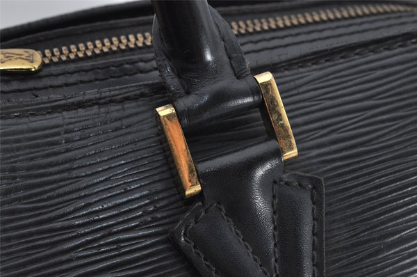 Authentic Louis Vuitton Epi Sorbonne Hand Business Bag Black M54512 LV 9704J