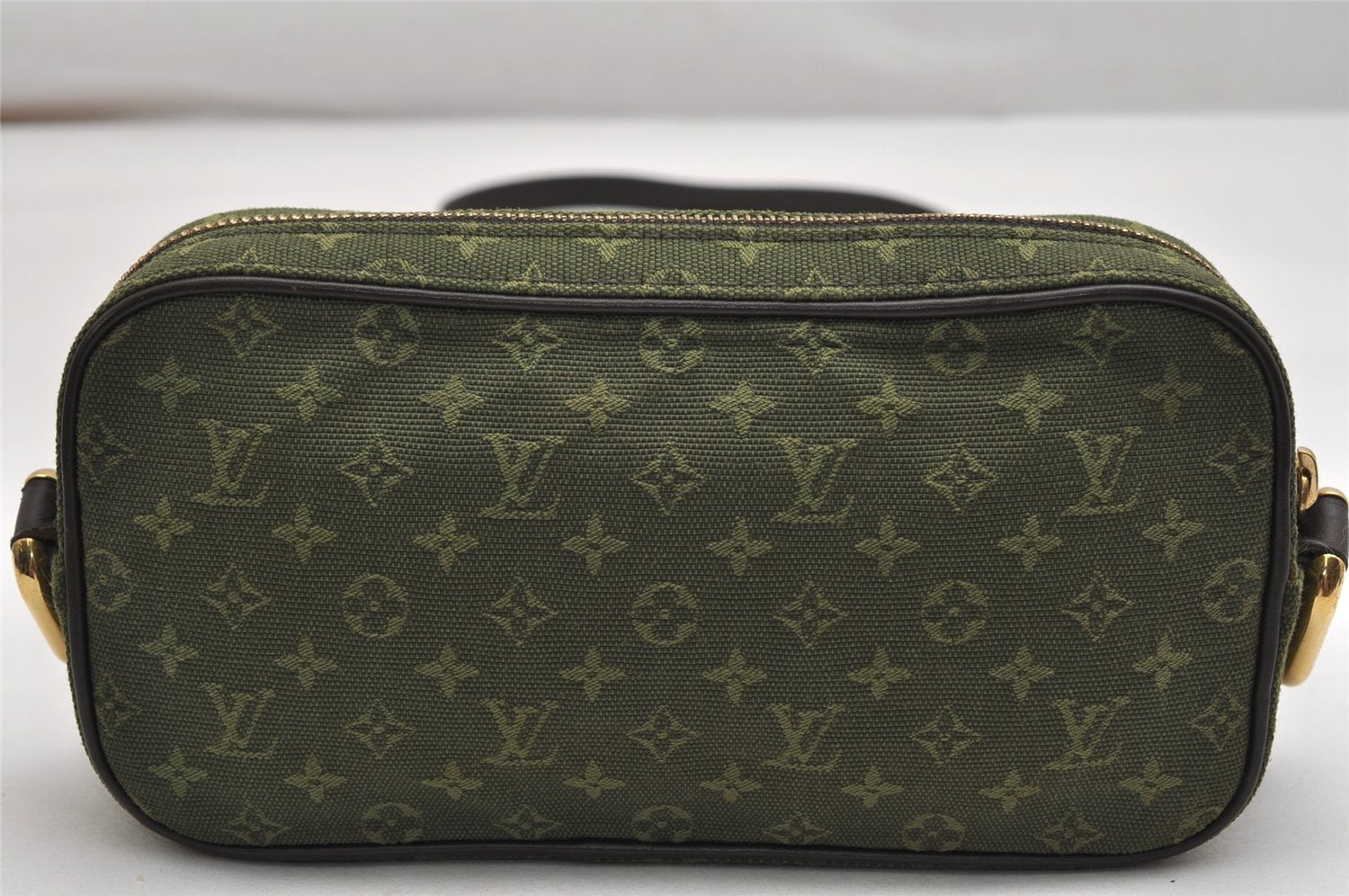 Auth Louis Vuitton Monogram Mini Juliet MM Shoulder Bag Khaki M92418 LV 9708J