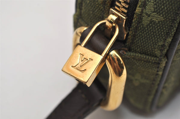 Auth Louis Vuitton Monogram Mini Juliet MM Shoulder Bag Khaki M92418 LV 9708J