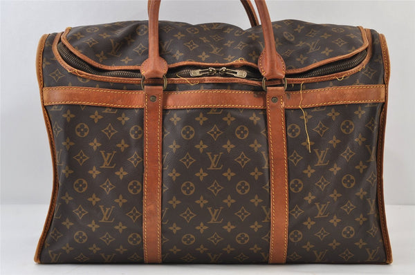 Authentic Louis Vuitton Monogram Sac Chaussures 55 Boston Bag M41922 LV 9709I