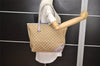 Authentic GUCCI New Britt Shoulder Tote Bag GG Canvas Leather 169945 Beige 9709J