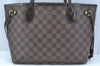Authentic Louis Vuitton Damier Neverfull PM Shoulder Tote Bag N51109 LV 9711H