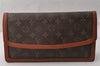 Auth Louis Vuitton Monogram Pochette Dame GM Clutch Hand Bag Old Model LV 9716I