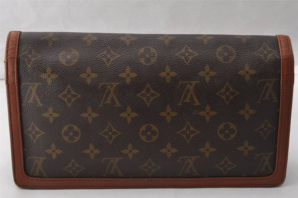 Auth Louis Vuitton Monogram Pochette Dame GM Clutch Hand Bag Old Model LV 9716I