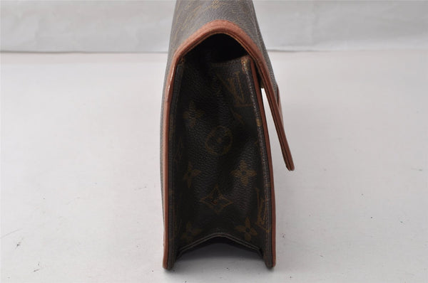 Auth Louis Vuitton Monogram Pochette Dame GM Clutch Hand Bag Old Model LV 9716I