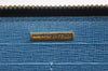 Authentic FENDI Vintage Long Wallet Purse Leather 8M0299 Light Blue 9718J