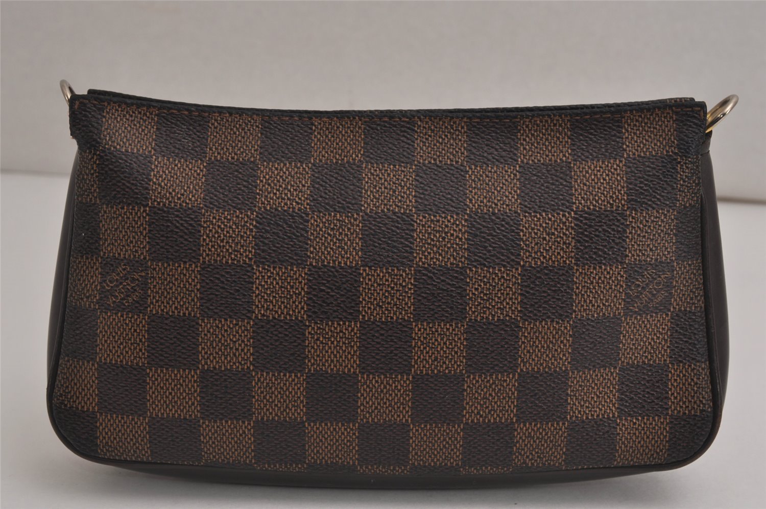 Authentic Louis Vuitton Damier Navona Hand Bag Pouch Purse N51983 LV 9719J