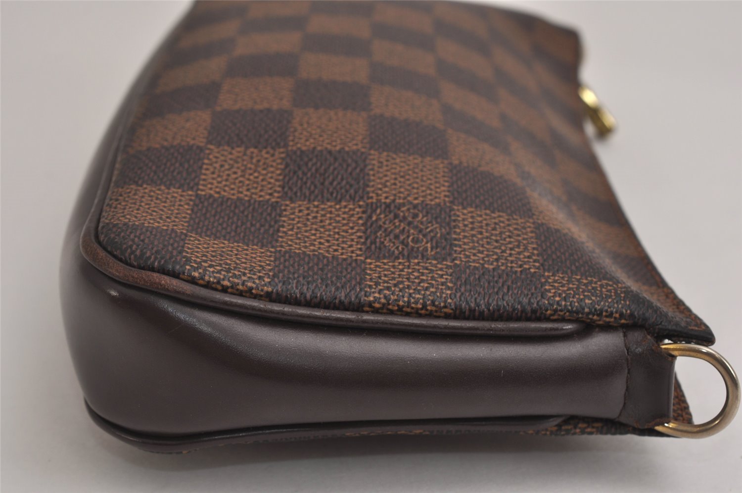 Authentic Louis Vuitton Damier Navona Hand Bag Pouch Purse N51983 LV 9719J