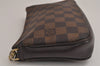 Authentic Louis Vuitton Damier Navona Hand Bag Pouch Purse N51983 LV 9719J