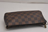 Authentic Louis Vuitton Damier Navona Hand Bag Pouch Purse N51983 LV 9719J