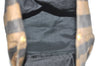 Authentic FENDI Vintage Pequin Hand Tote Bag Purse PVC Leather Brown Black 9720G