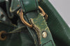 Authentic Louis Vuitton Epi Noe Shoulder Drawstring Bag Green M44004 LV 9720I