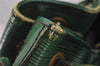 Authentic Louis Vuitton Epi Noe Shoulder Drawstring Bag Green M44004 LV 9720I