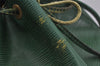 Authentic Louis Vuitton Epi Noe Shoulder Drawstring Bag Green M44004 LV 9720I