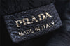 Authentic PRADA Leather Nappa 2Way Shoulder Tote Bag BN1773 Navy Blue 9720J
