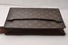 Authentic Louis Vuitton Monogram Pochette Homme Clutch Hand Bag M51795 LV 9721I