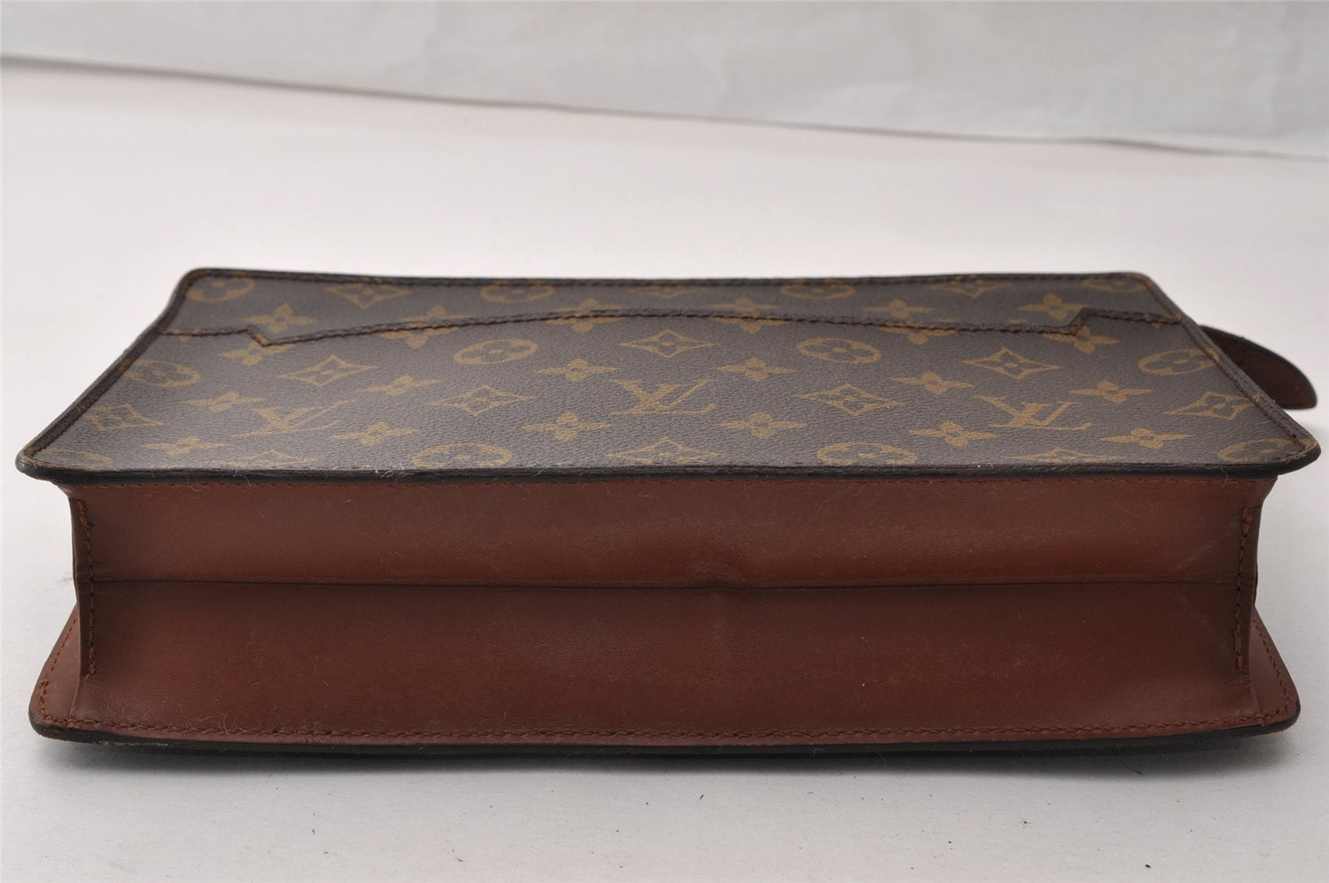 Authentic Louis Vuitton Monogram Pochette Homme Clutch Hand Bag M51795 LV 9721I